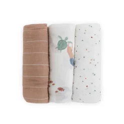 Little Unicorn Muslin Swaddle - 3 Pack