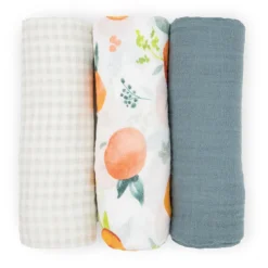 Little Unicorn Muslin Swaddle - 3 Pack