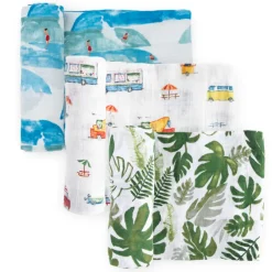 Little Unicorn Muslin Swaddle - 3 Pack