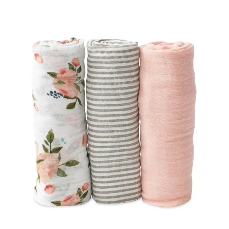 Little Unicorn Muslin Swaddle - 3 Pack