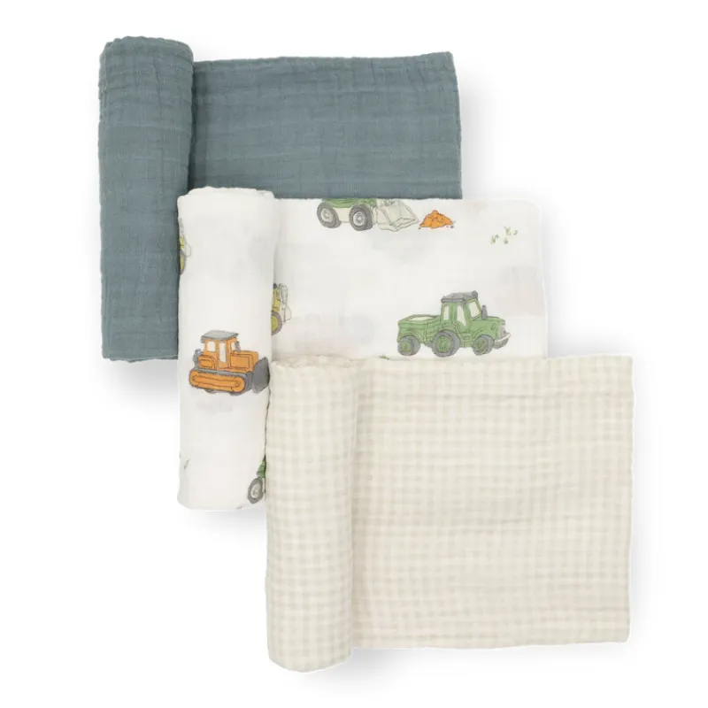 Little Unicorn Muslin Swaddle - 3 Pack