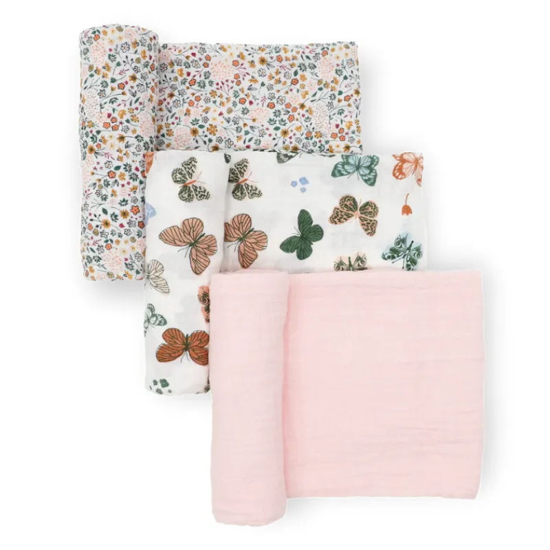 Little Unicorn Muslin Swaddle - 3 Pack