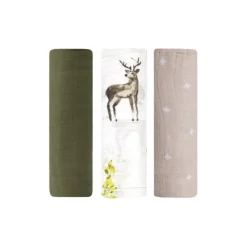 Little Unicorn Muslin Swaddle - 3 Pack