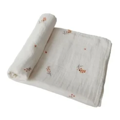 Mushie Muslin Swaddle Blanket