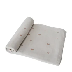 Mushie Muslin Swaddle Blanket