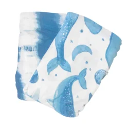 Crane Muslin Swaddle Blankets - 2 Pack