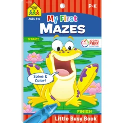 School Zone My First Mazes Workbook
