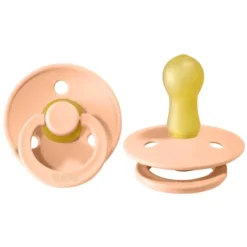 BIBS Natural Rubber Colour Pacifier - 2 Pack
