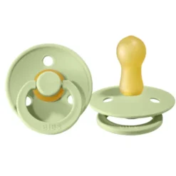 BIBS Natural Rubber Colour Pacifier - 2 Pack