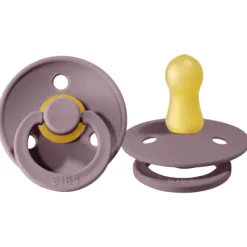 BIBS Natural Rubber Colour Pacifier - 2 Pack