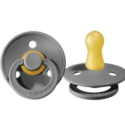 BIBS Natural Rubber Colour Pacifier - 2 Pack