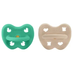 Hevea Natural Rubber Pacifier - 2 Pack