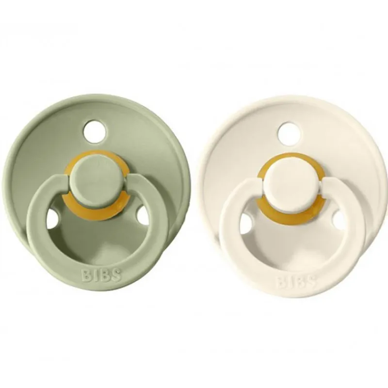 BIBS Natural Rubber Pacifier Combo - 2 Pack