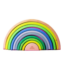 Grimm's Neon Stacking Rainbows - 10 Piece