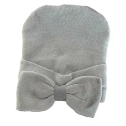 Kidcentral Essentials Newborn Knitted Hat with Bow