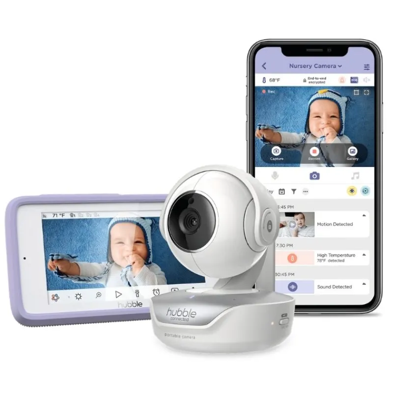 Hubble Connected Nursery Pal Premium Baby Monitor