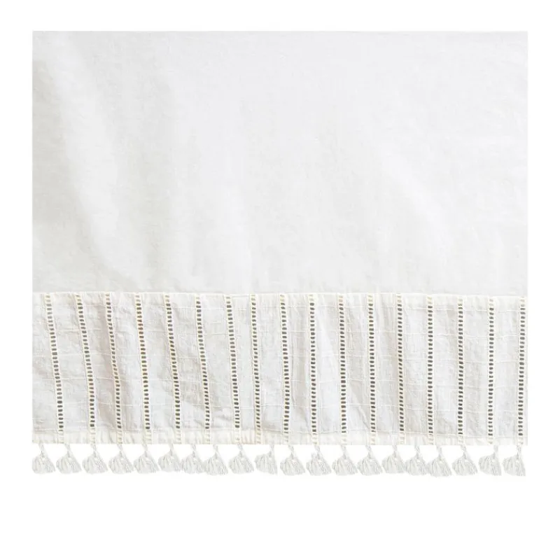 Crane Off-White Boho Crib Skirt