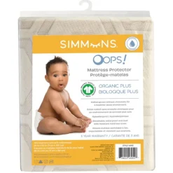 Simmons Oops- Mattress Protector Organic Plus