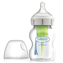 Dr Brown's Options+ 5oz Glass Wide-Neck Bottle