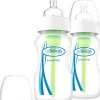 Dr Brown's Options 9oz Glass Wide-Neck Bottle - 2 Pack