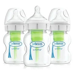 Dr Brown's Options+ 5oz Wide-Neck Bottle - 3pk