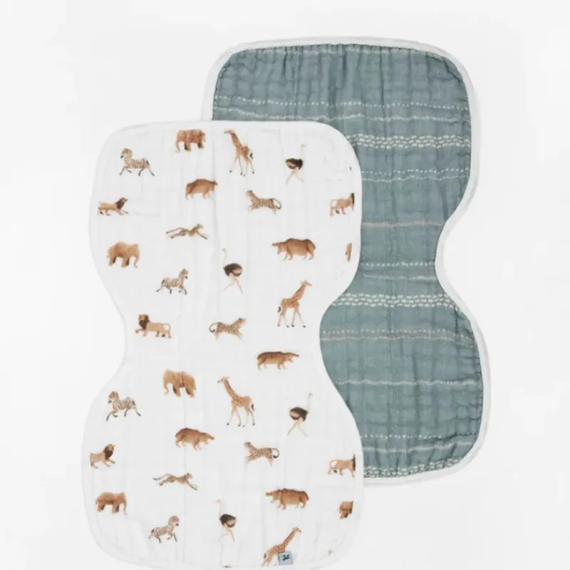 Little Unicorn Organic Burp Cloth - 2 Pack