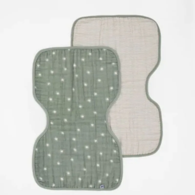 Little Unicorn Organic Burp Cloth - 2 Pack