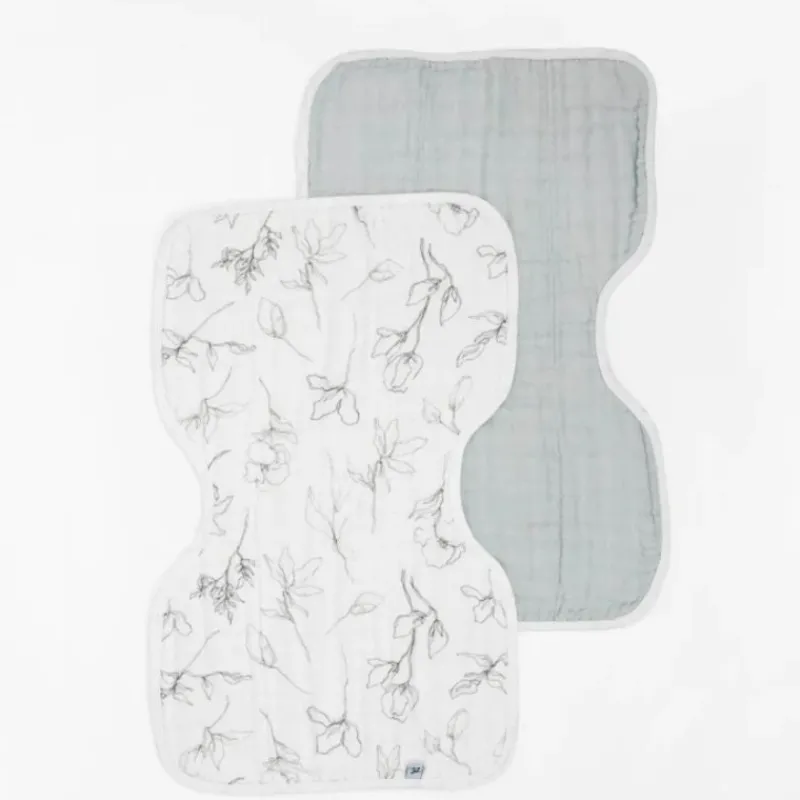 Little Unicorn Organic Burp Cloth - 2 Pack