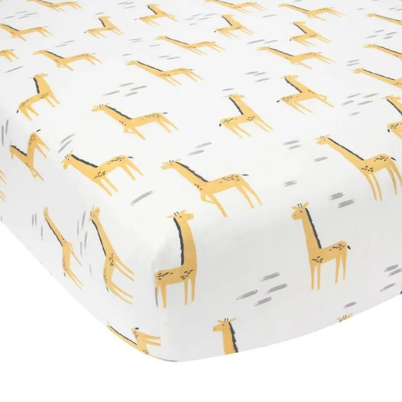Lambs & Ivy Organic Cotton Fitted Crib Sheet