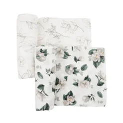 Little Unicorn Organic Cotton Muslin Swaddle Blanket - 2 Pack