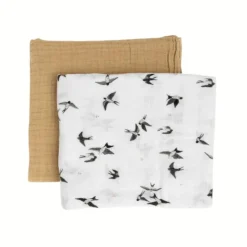 Little Unicorn Organic Cotton Muslin Swaddle Blanket - 2 Pack