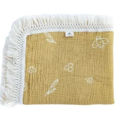 Must Be Baby Organic Muslin Swaddle Blanket