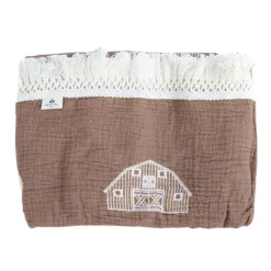 Must Be Baby Organic Muslin Swaddle Blanket