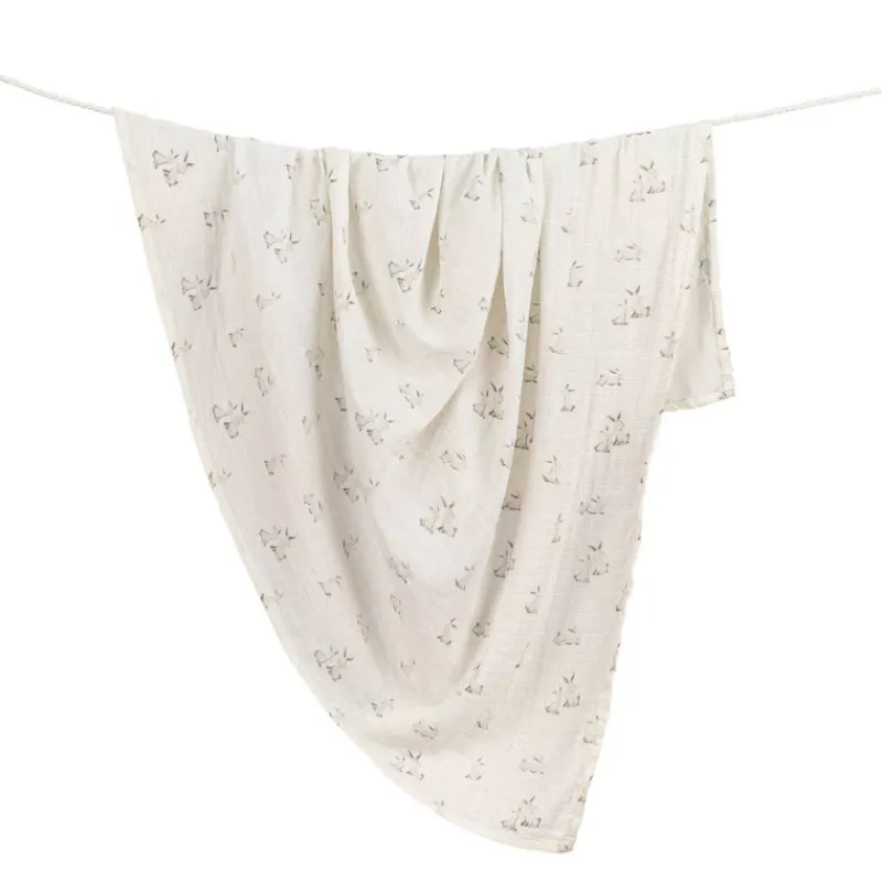 Crane Organic Muslin Swaddle Blanket - 1 Pack