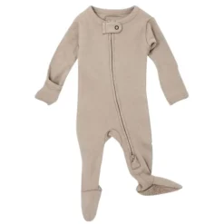 L'ovedbaby Organic Zipper Footed Sleeper - Solids