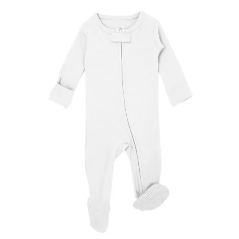 L'ovedbaby Organic Zipper Footed Sleeper - Solids