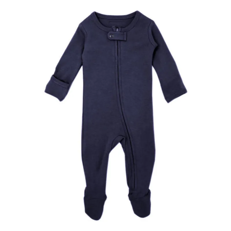 L'ovedbaby Organic Zipper Footed Sleeper - Solids