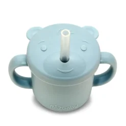 RaZbaby Oso-Cup Silicone Cup + Straw