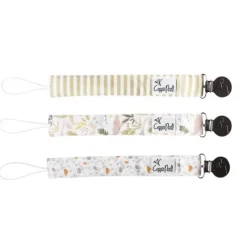 Copper Pearl Pacifier Clips