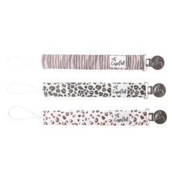 Copper Pearl Pacifier Clips