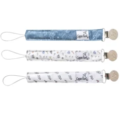 Copper Pearl Pacifier Clips