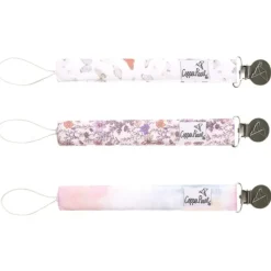 Copper Pearl Pacifier Clips