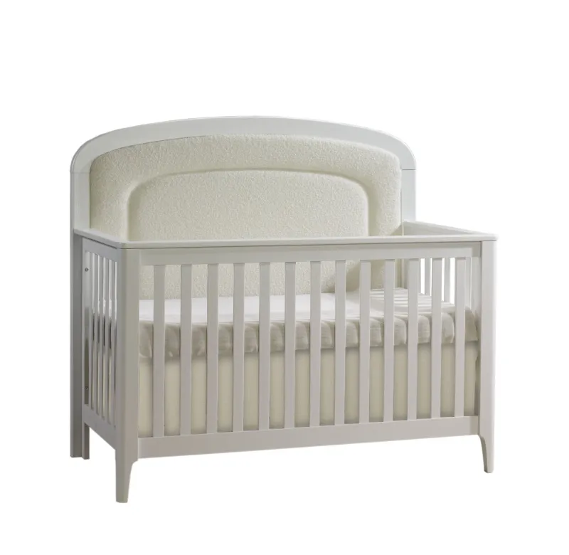 Natart Juvenile Palo 5-in-1 Upholstered Convertible Crib