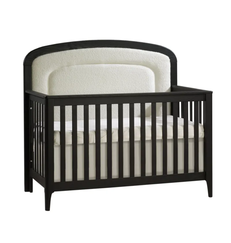 Natart Juvenile Palo 5-in-1 Upholstered Convertible Crib