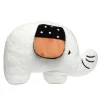 Lambs & Ivy Patchwork Jungle Elephant Pillow