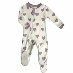 ZippyJamz Patterned Organic Footed Sleepers