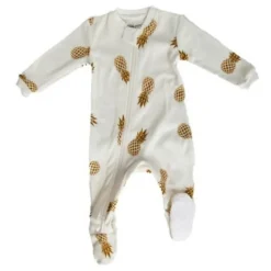 ZippyJamz Patterned Organic Footed Sleepers