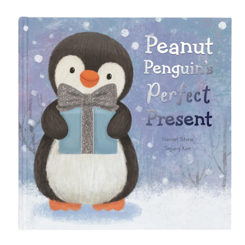 Jellycat Peanut Penguin’s Perfect Present Book