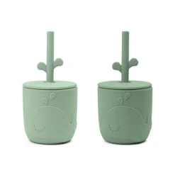 Done by Deer Peekaboo Straw Cup 2-pack Wally