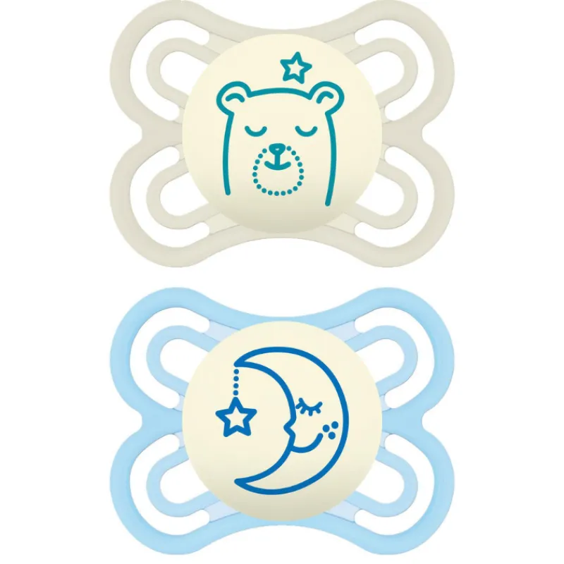 MAM Perfect Night Orthodontic Pacifier - 0-6 Months - 2 Pack